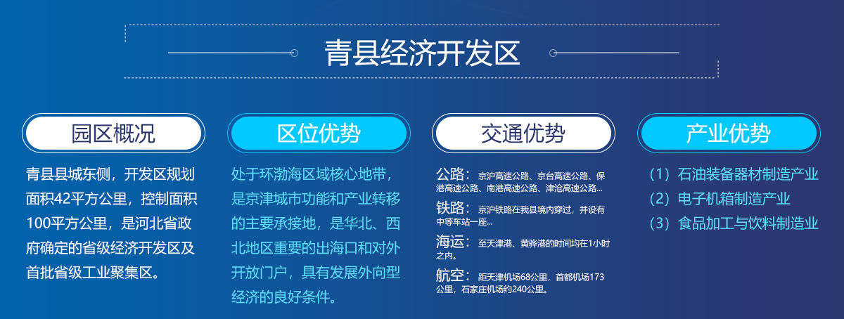 河北沧州青县经济技术开发区